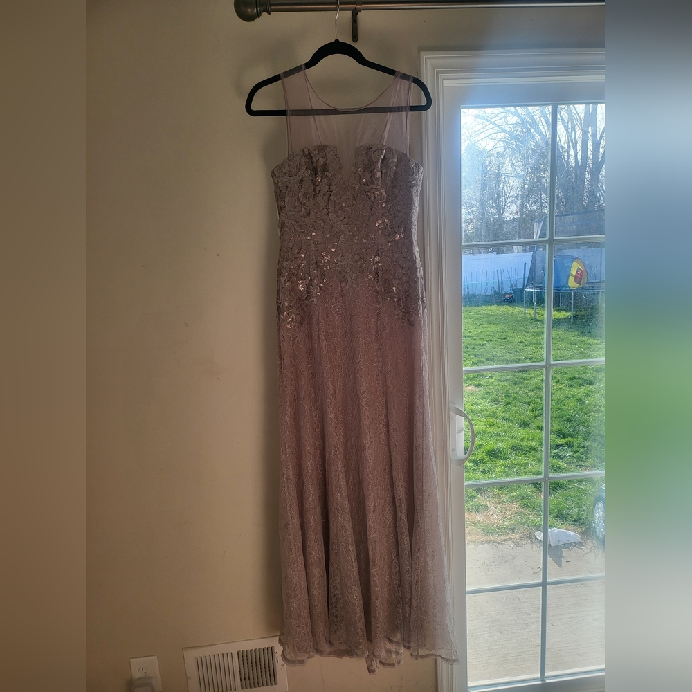 BCBG Max Azria Sequin lace gown